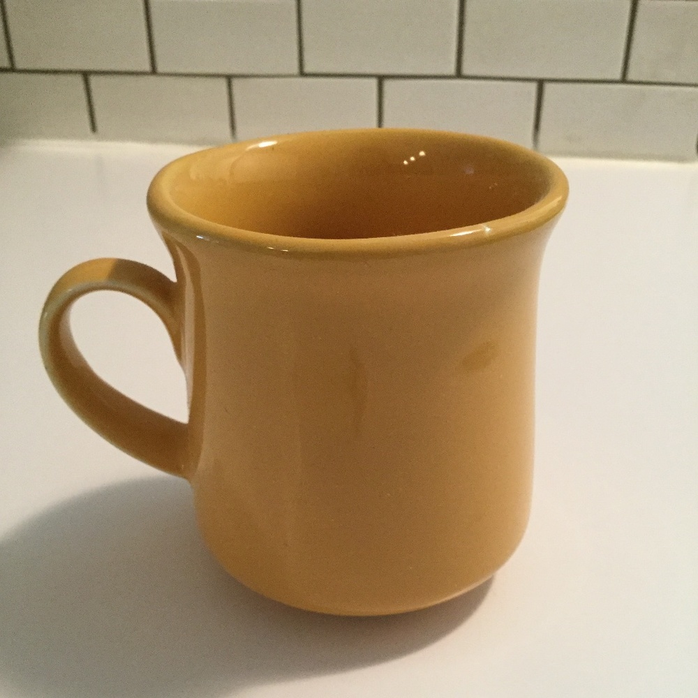 Hall China Company Yellow Mug